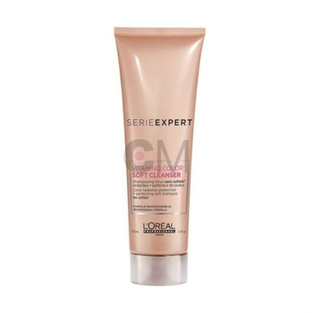 Shampoing sans sulfate cheveux colorés Soft Cleanser – Vitamino Color